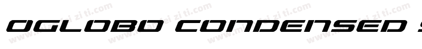 Oglobo Condensed SemiBold字体转换
